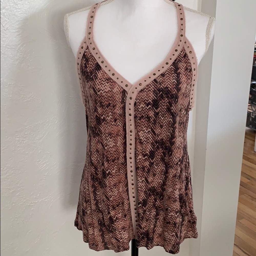 Embellished Sparkle and fade. L tank